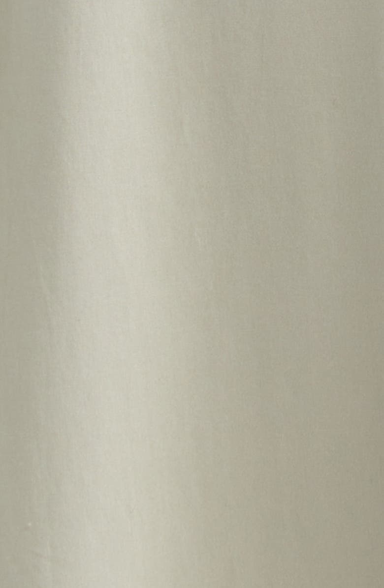 Oscar de la Renta Porcelain Flowers Stretch Cotton Poplin A-Line Dress, Alternate, color, Pink/ Oatmeal