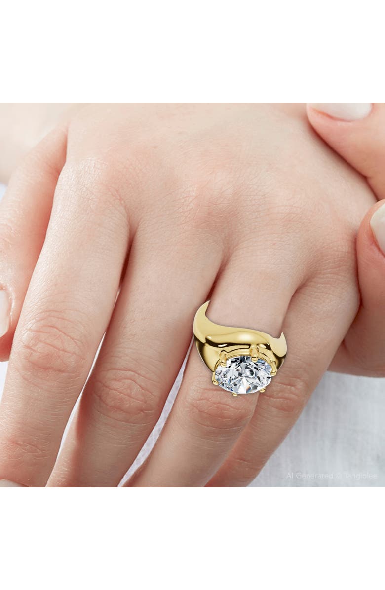 Bliss Diamond Certified 5Ct Bryn Diamond Solitaire Engagement Ring Lab Grown, Alternate, color, 14K Yellow Gold