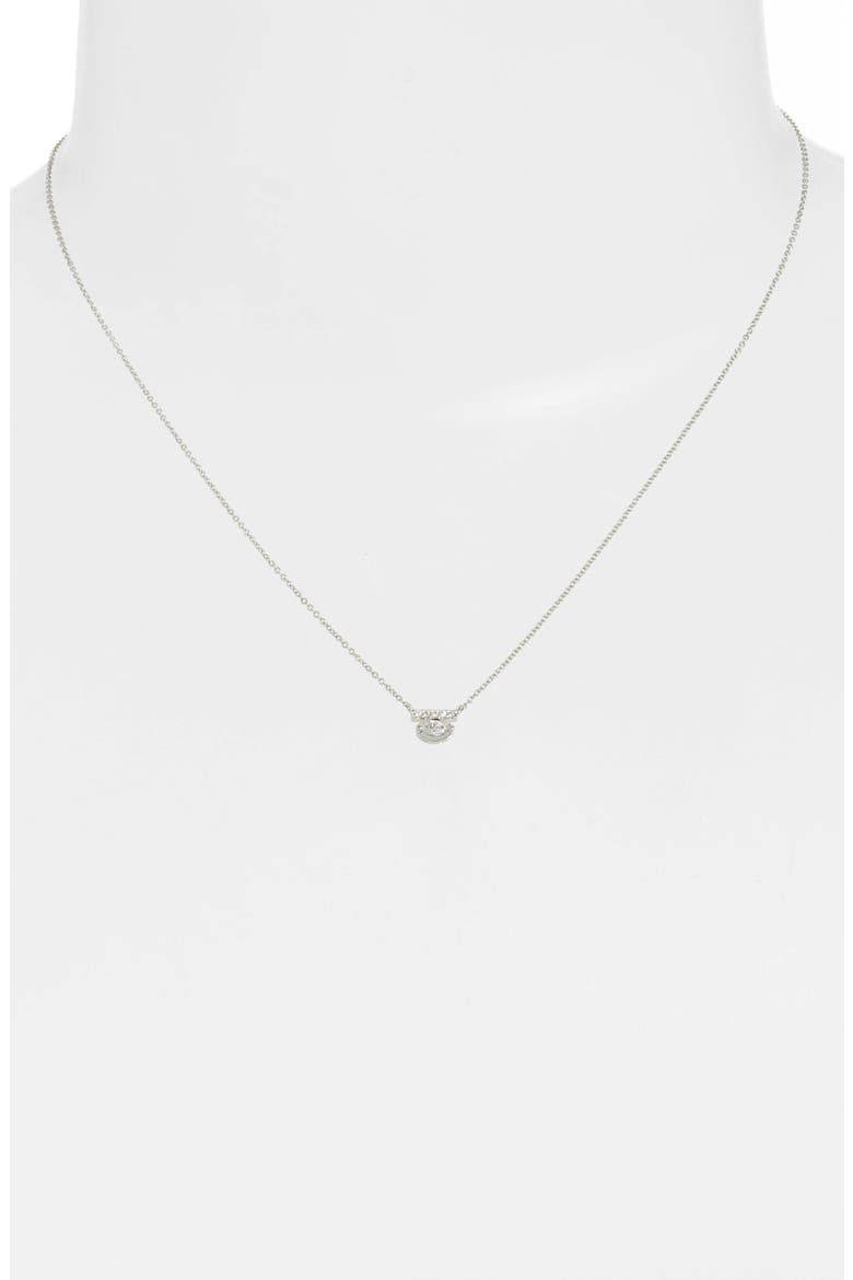 Gatsby Diamond Pendant Necklace (Nordstrom Exclusive), Alternate, color, WHITE GOLD/ DIAMOND