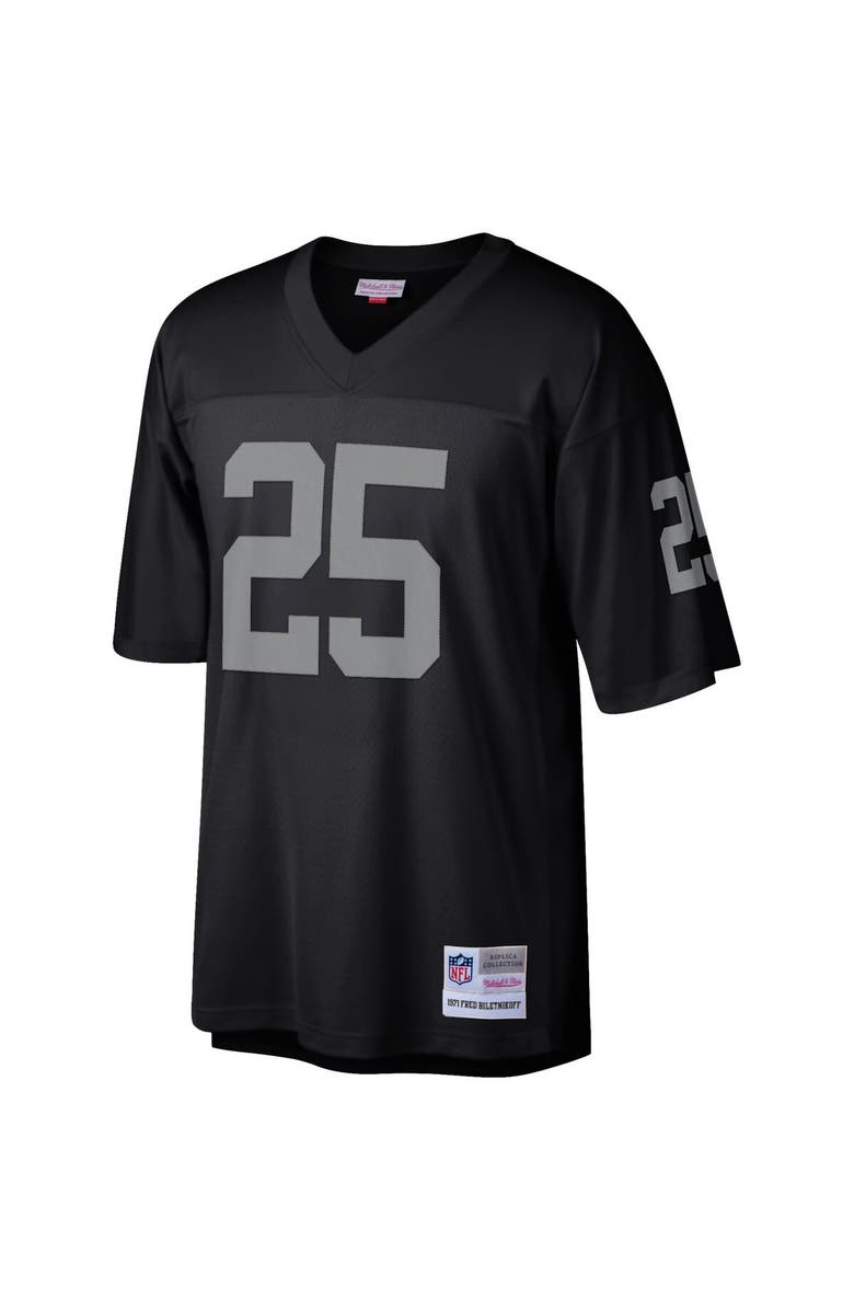 Mitchell & Ness Men's Mitchell & Ness Fred Biletnikoff Black Las Vegas Raiders Retired Player Legacy Replica Jersey, Alternate, color, Black