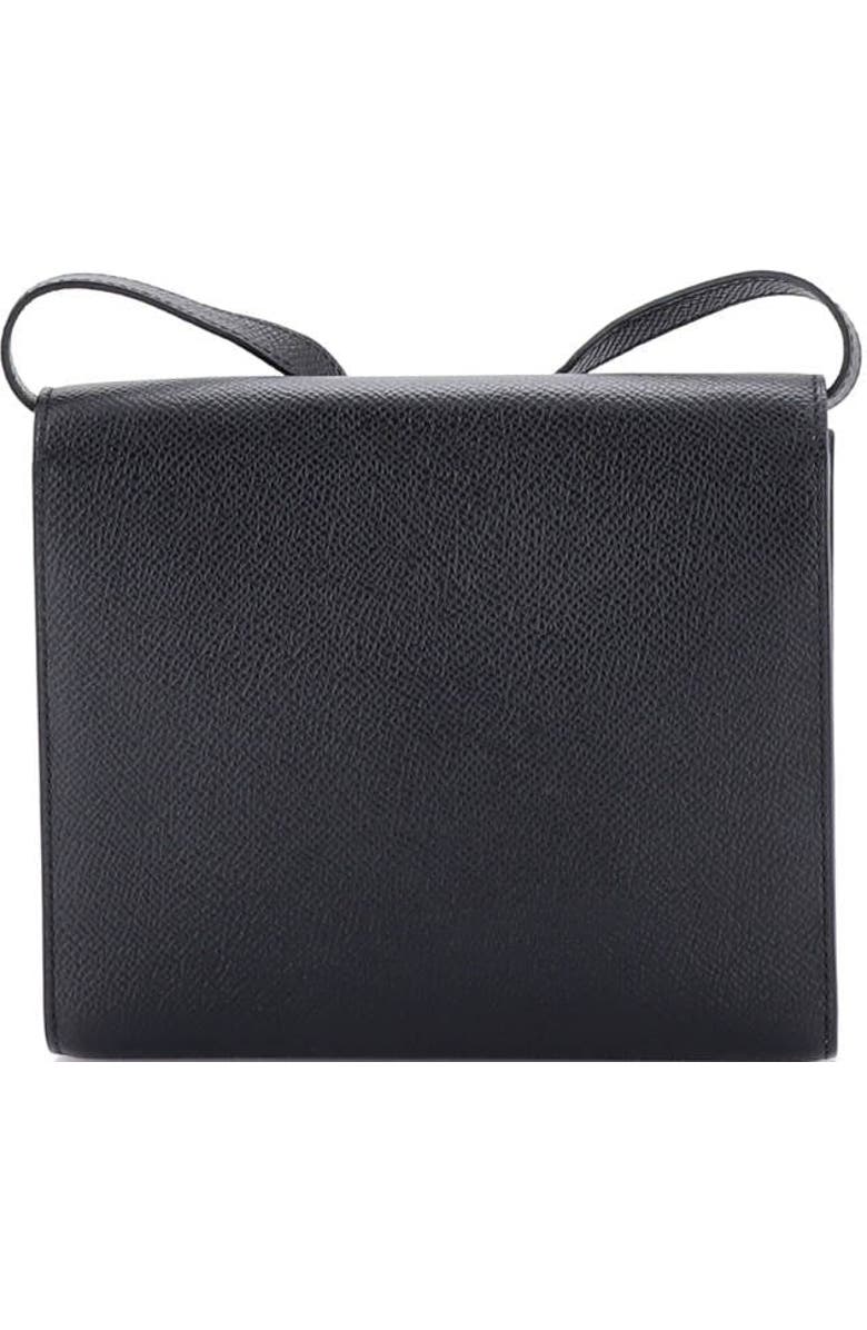 Pre-Owned Hermes Clic Wallet on Strap Epsom 16, Alternate, color, Noir