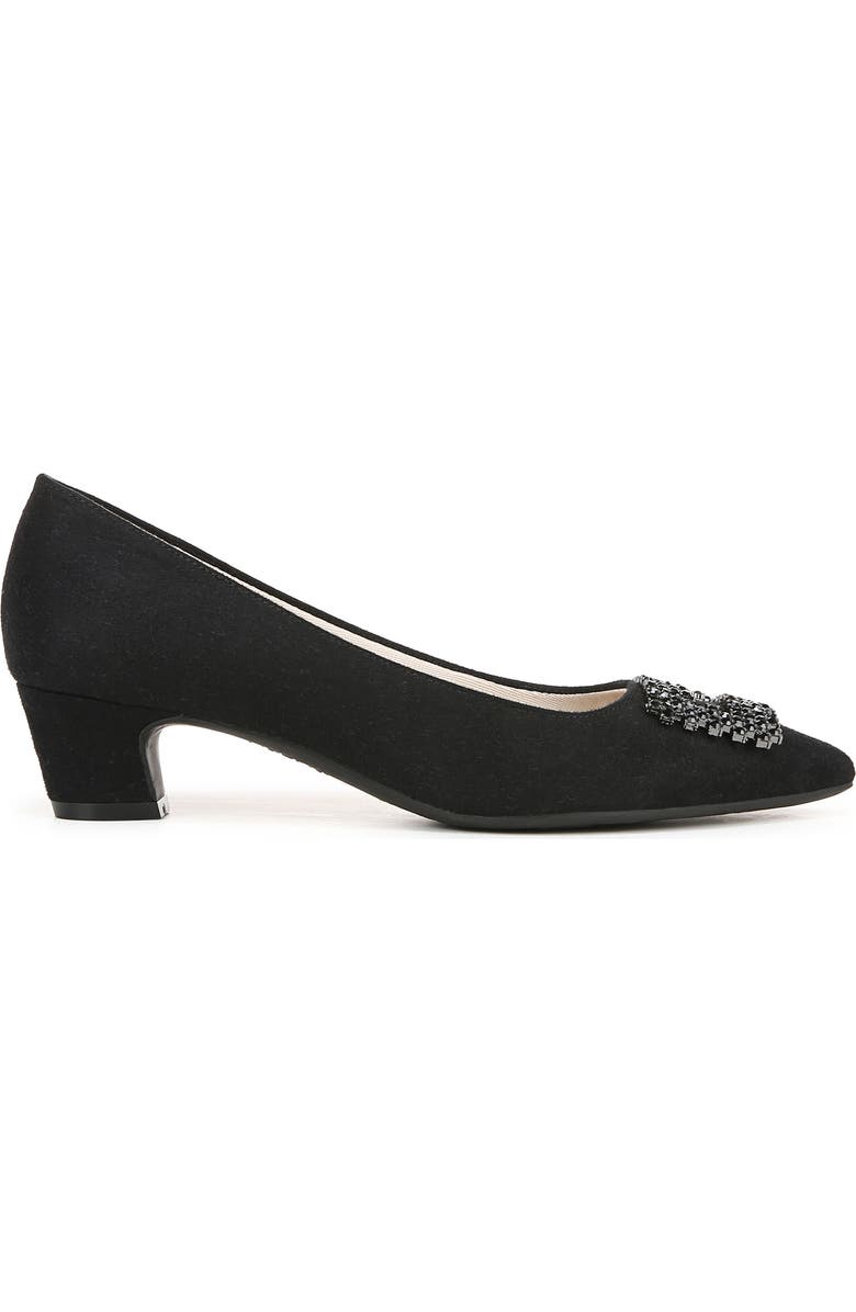 LifeStride Bling Pointed Toe Pump, Alternate, color, Black
