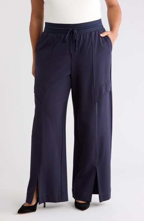 Glider Skyrise Pull-On Wide Leg Pants (Plus)