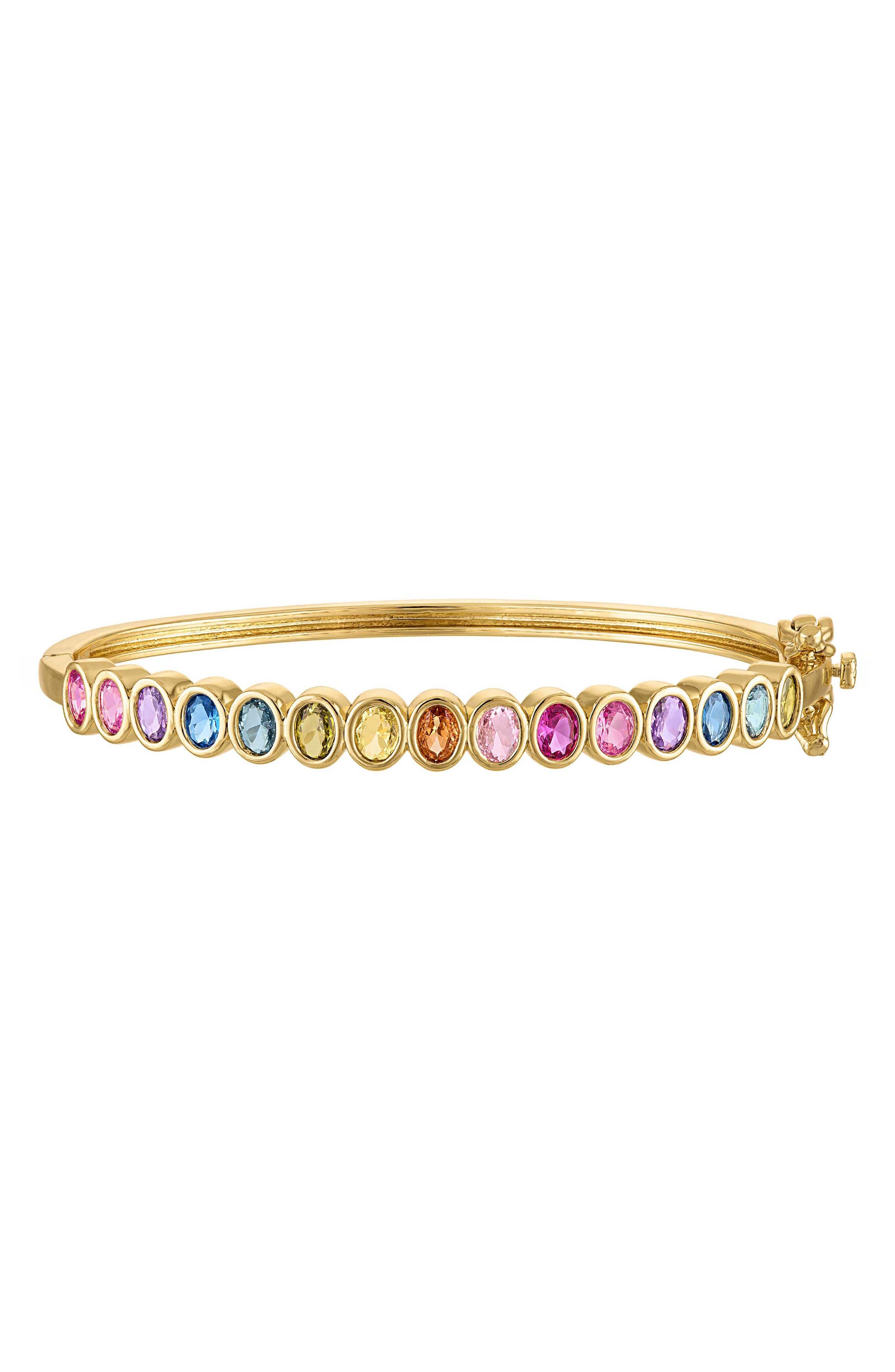 FZN Kids' Cubic Zirconia Oval Bracelet