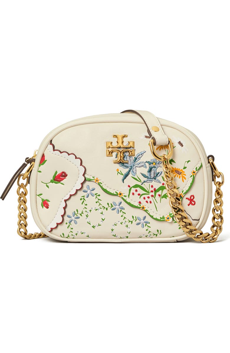 Tory Burch Kira Mixed Floral Camera Crossbody Bag, Main, color,