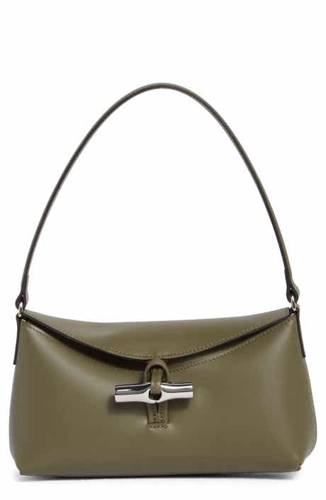 Longchamp Le Roseau Leather Shoulder Bag