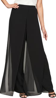 Alex Evenings Carwash Wide Leg Pants