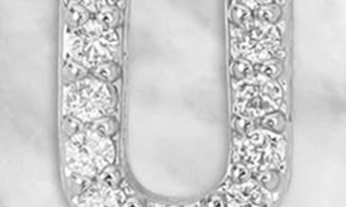 Melinda Maria Baby Love Letters Initial Pendant Necklace In Silver U