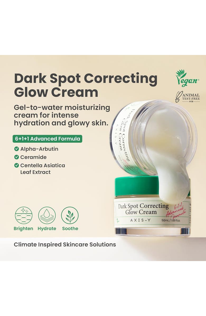 AXIS-Y Dark Spot Correcting Glow Cream, Alternate, color, White