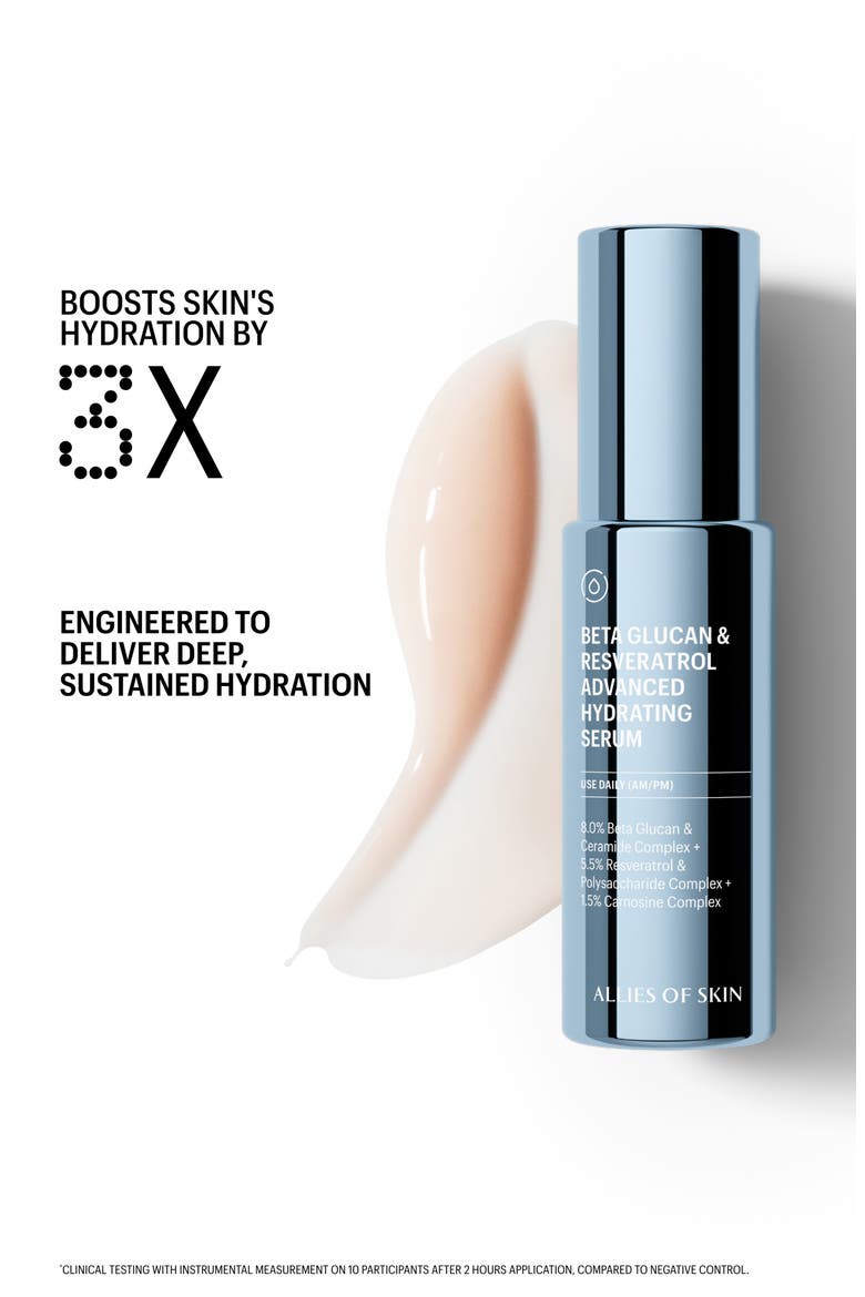 Beta Glucan & Resveratrol Advanced Hydrating Serum, Alternate, color, NO COLOR
