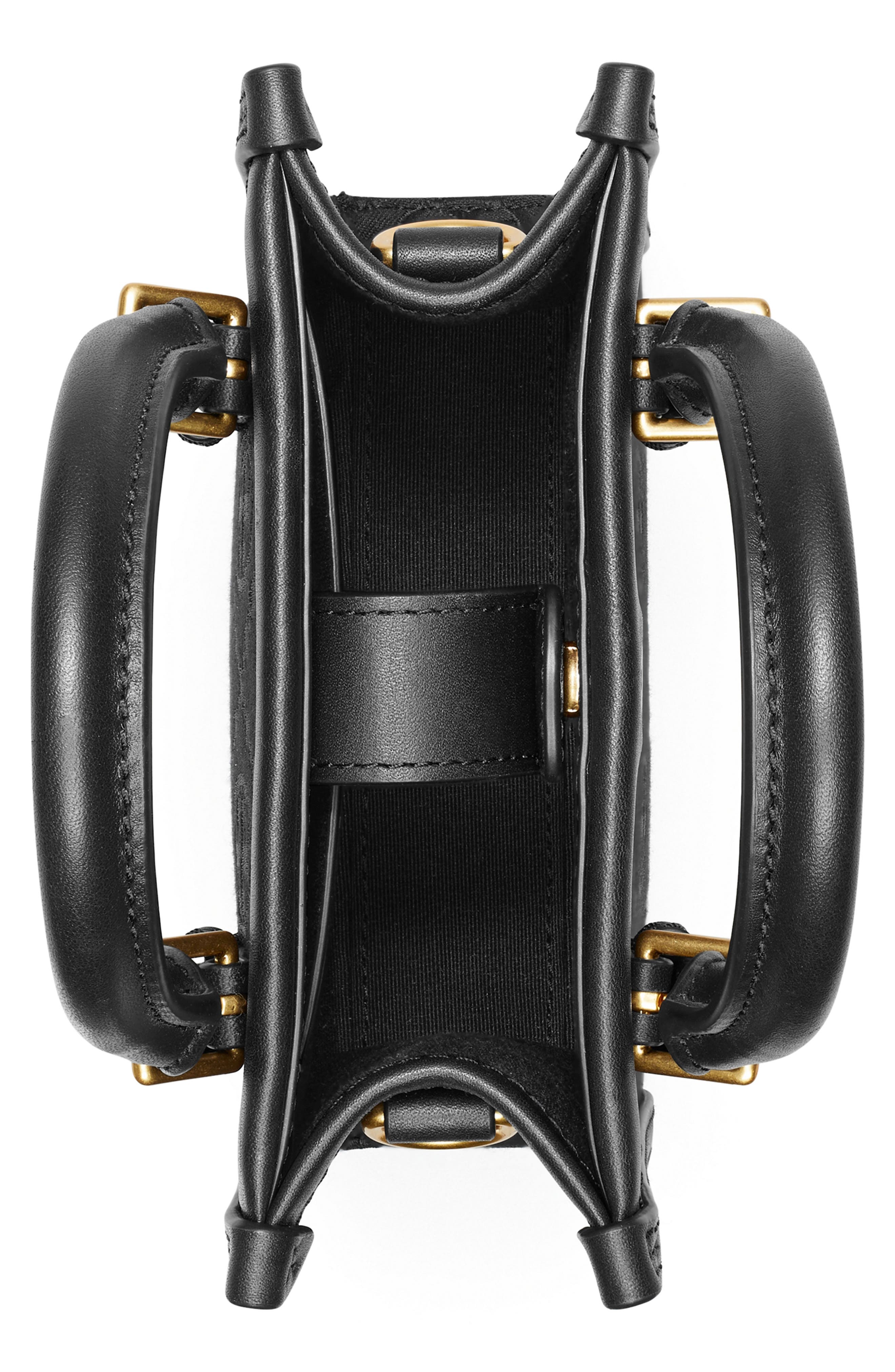 Tory Burch Mini T Monogram North/South Crossbody Tote, Alternate, color, 