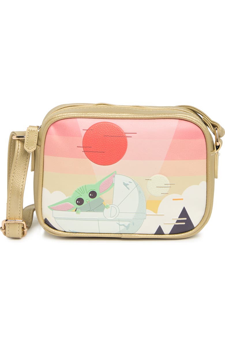 DANI BY DANIELLE NICOLE Disney Grogu Rays Crossbody Bag, Main, color,