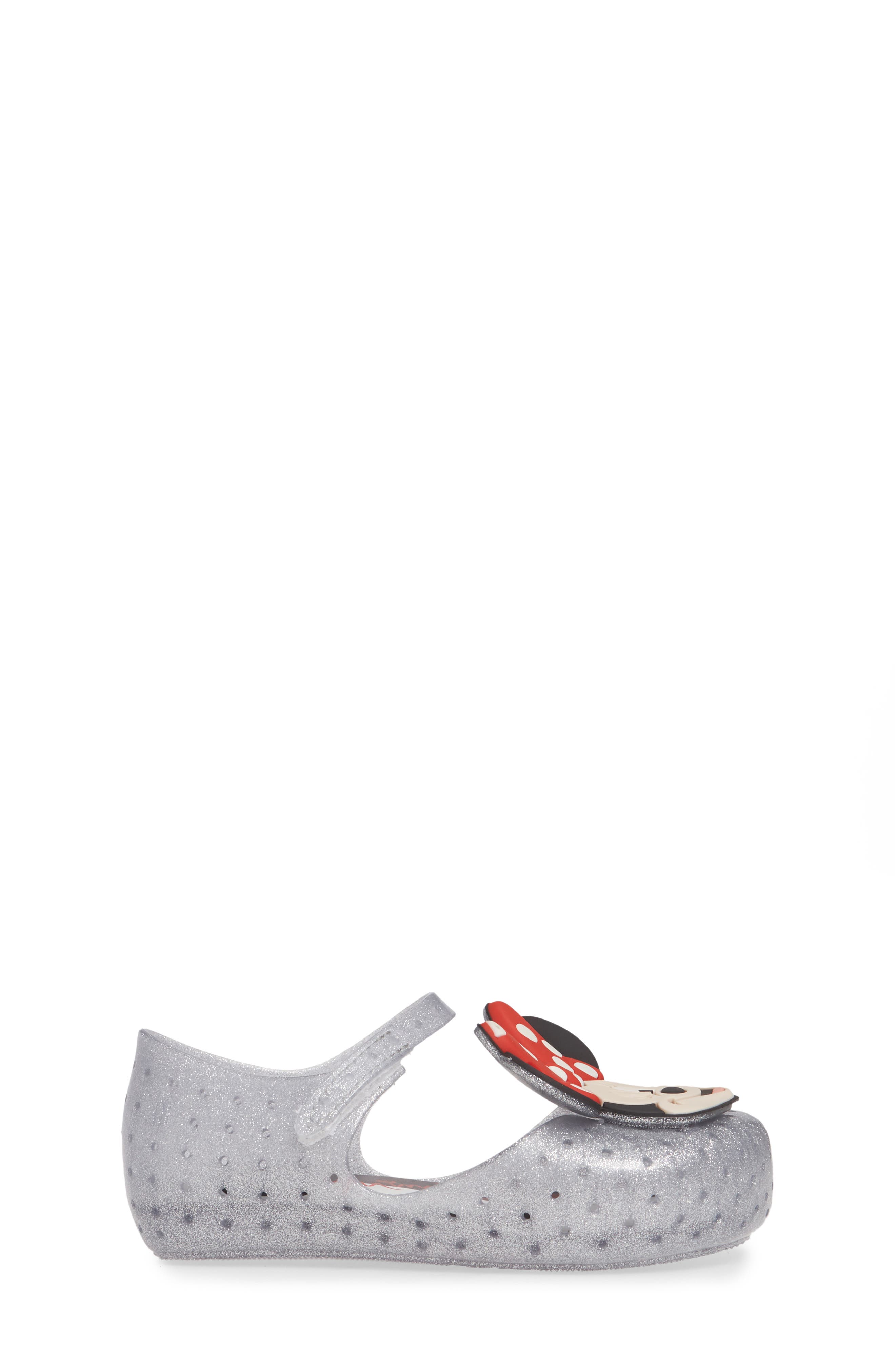 Mini Melissa x Disney Furadinha Minnie Mouse Mary Jane Flat, Alternate, color, 