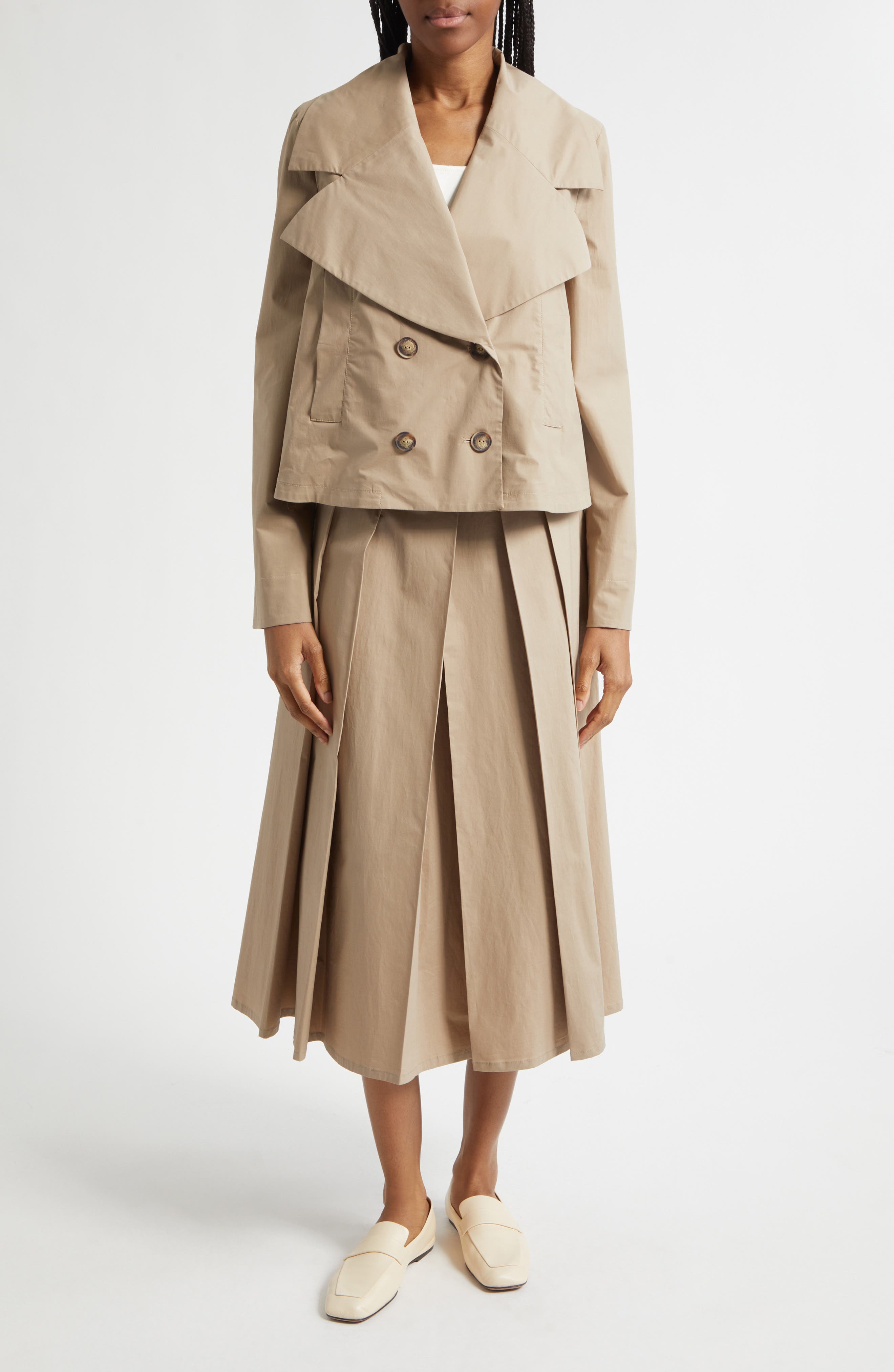 Dune Crop Trench Coat - image 2