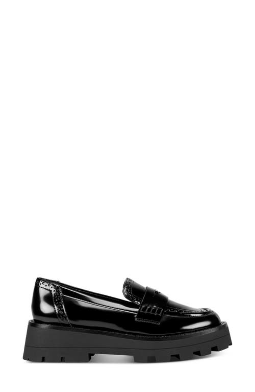 Dkny Sahana Platform Penny Loafer In Black