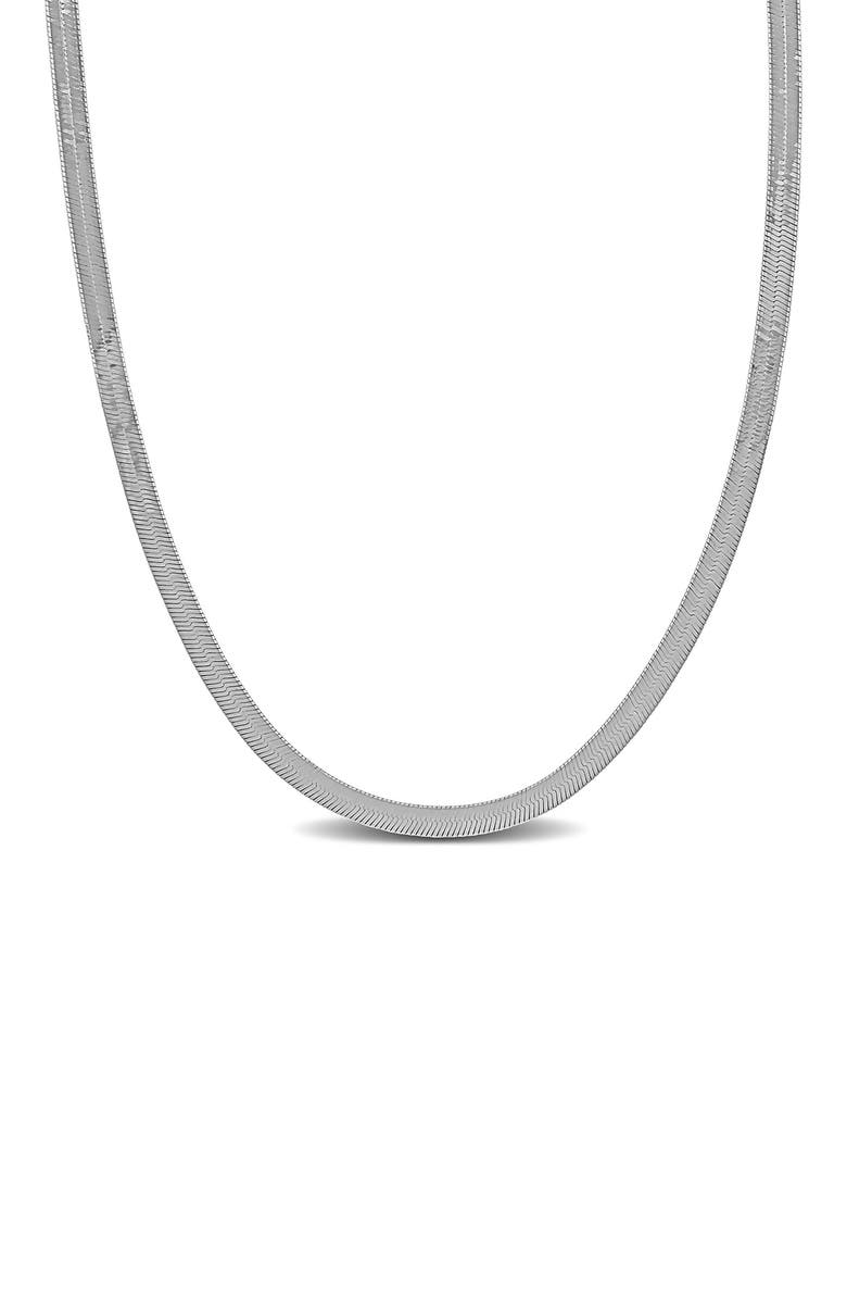 DELMAR Herringbone Chain Necklace, 3.3mm, Main, color,