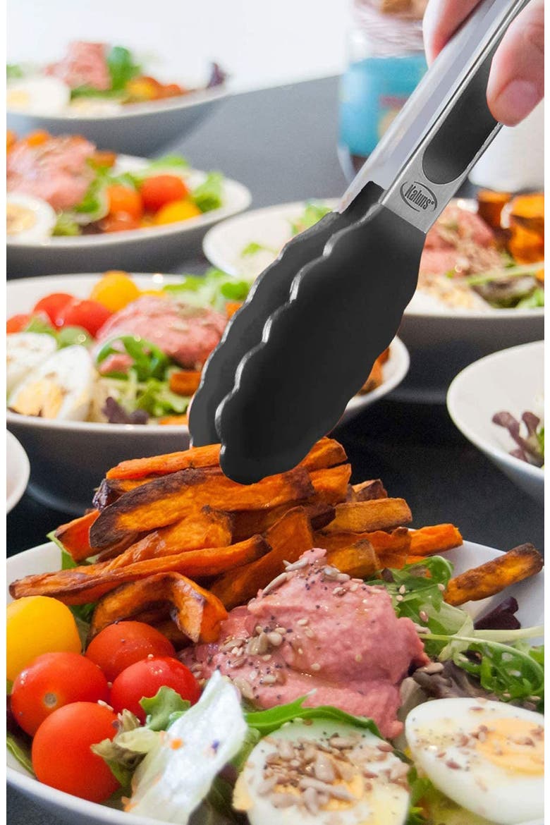 Tong 4-Piece Set, Alternate, color, BLACK