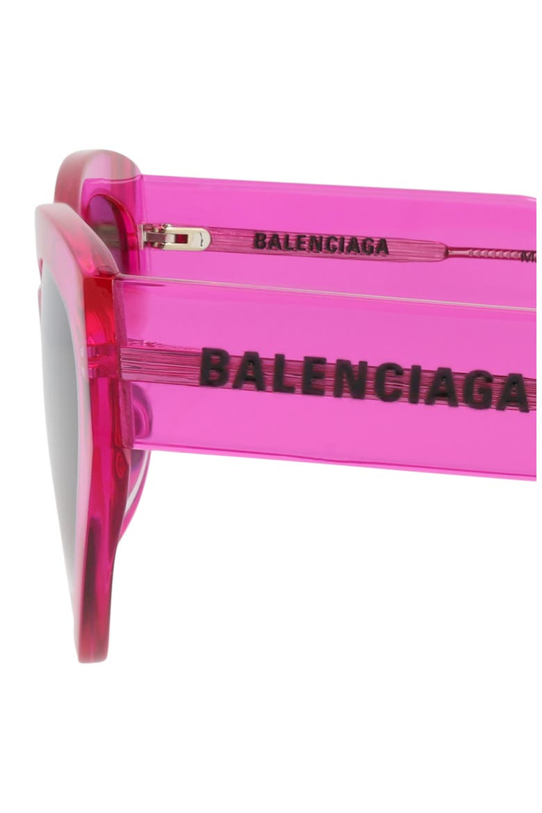 57mm Cat Eye Sunglasses, Alternate, color, FUCHSIA FUCHSIA GREY