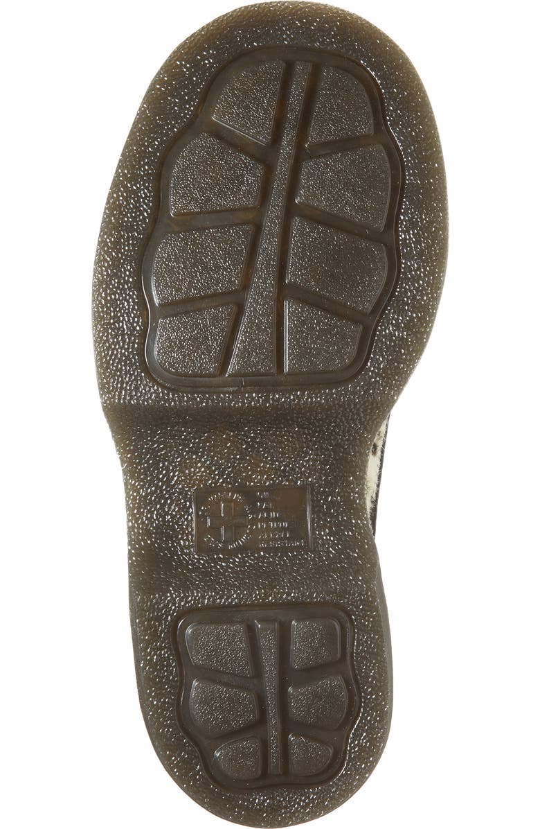 Dr. Martens Buzz 5i Genuine Calf Hair Platform Oxford, Alternate, color, Cream And Black Calf Hair