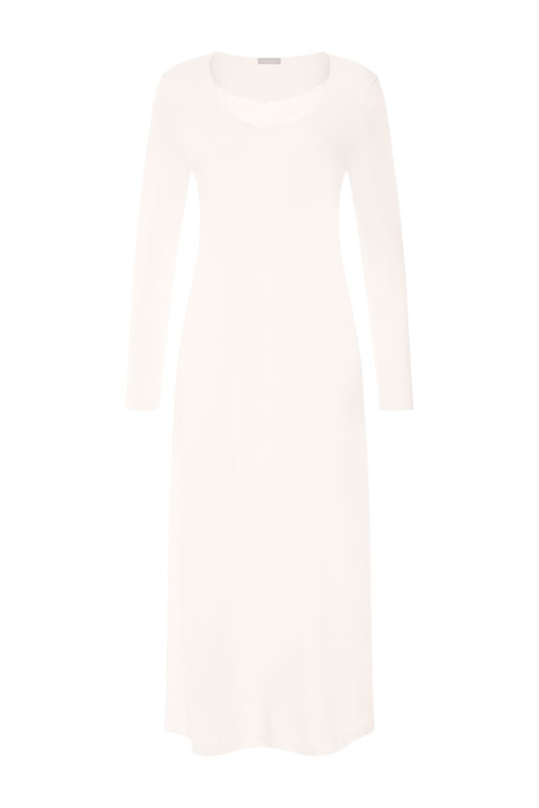 Rosaria Embroidered Cotton Nightgown, Main, color, Off White