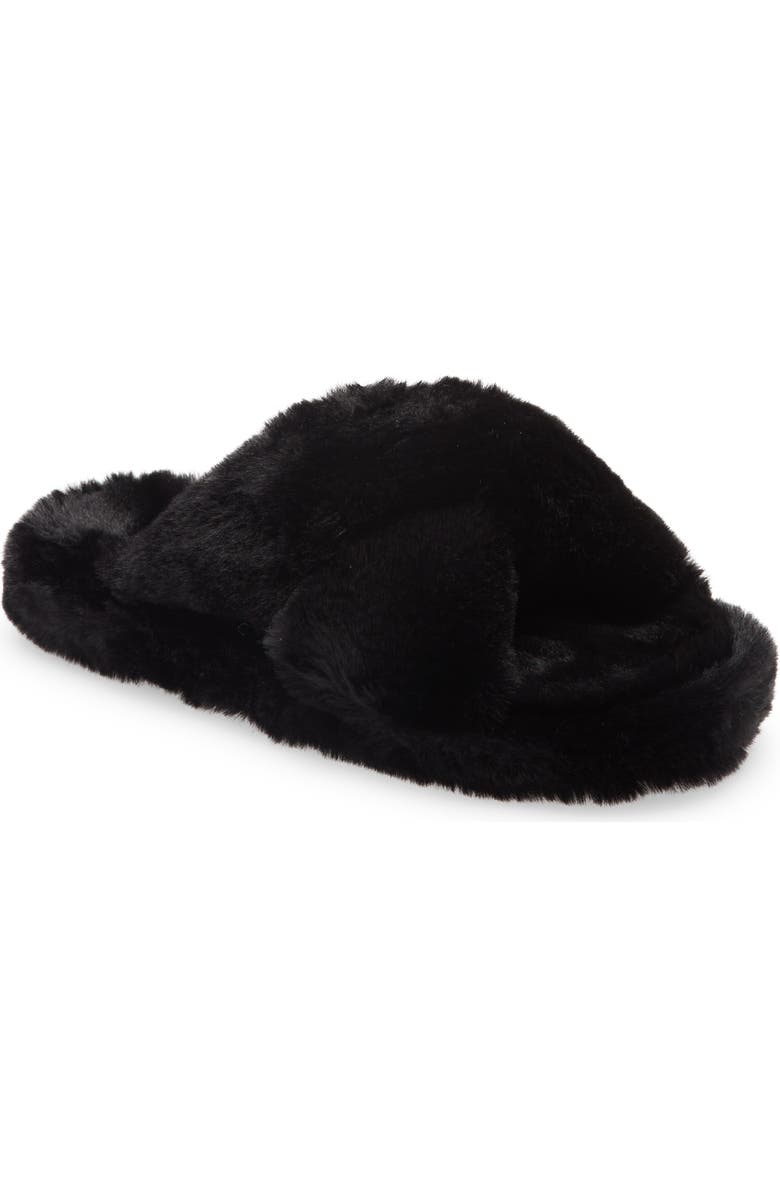 Ted Baker London Lopply Faux Fur Slipper, Main, color,
