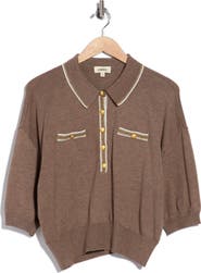 L'AGENCE Masaki Polo Sweater