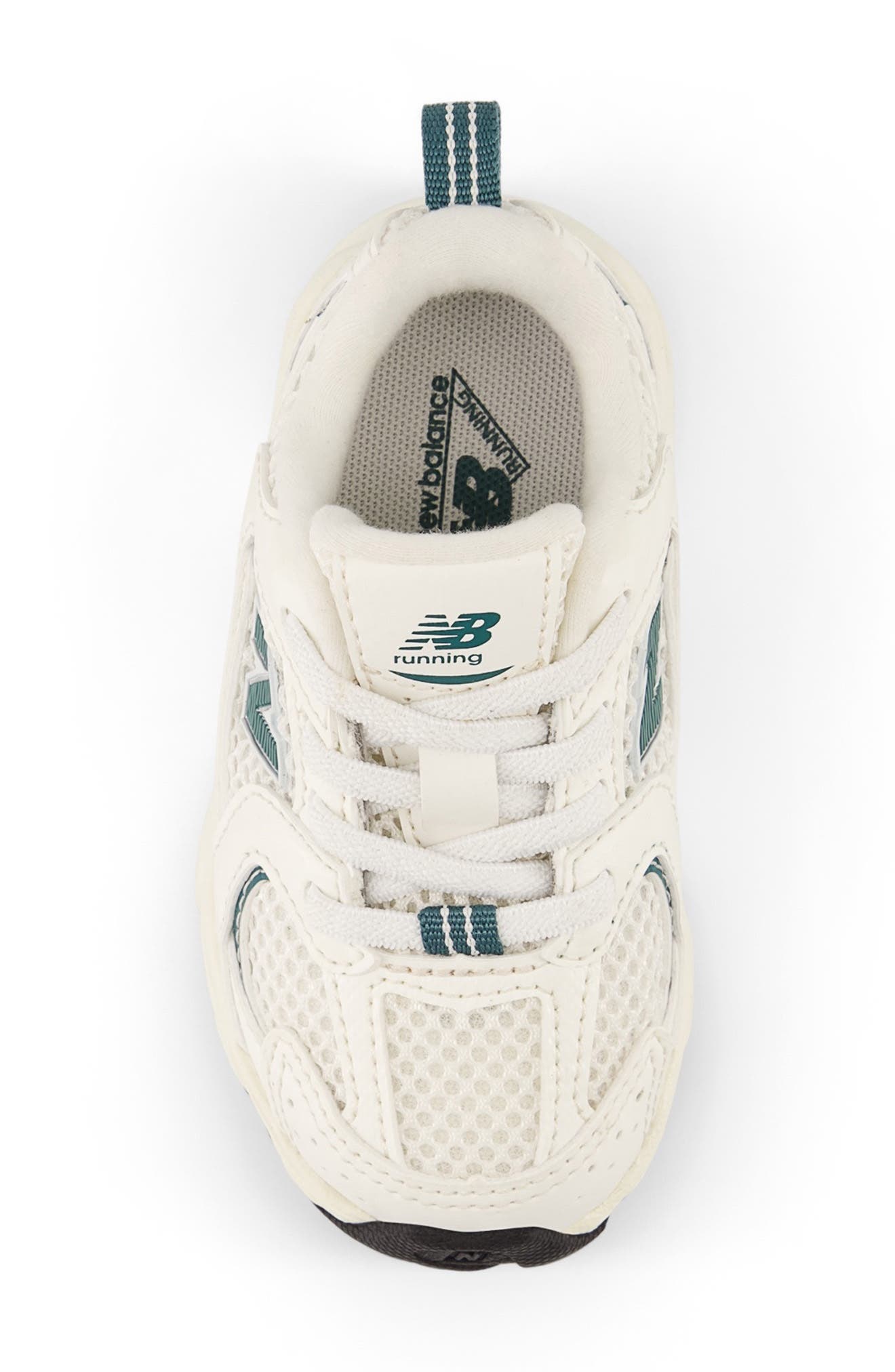New Balance Kids' 530 Sneaker, Alternate, color, Sea Salt/ New Spruce