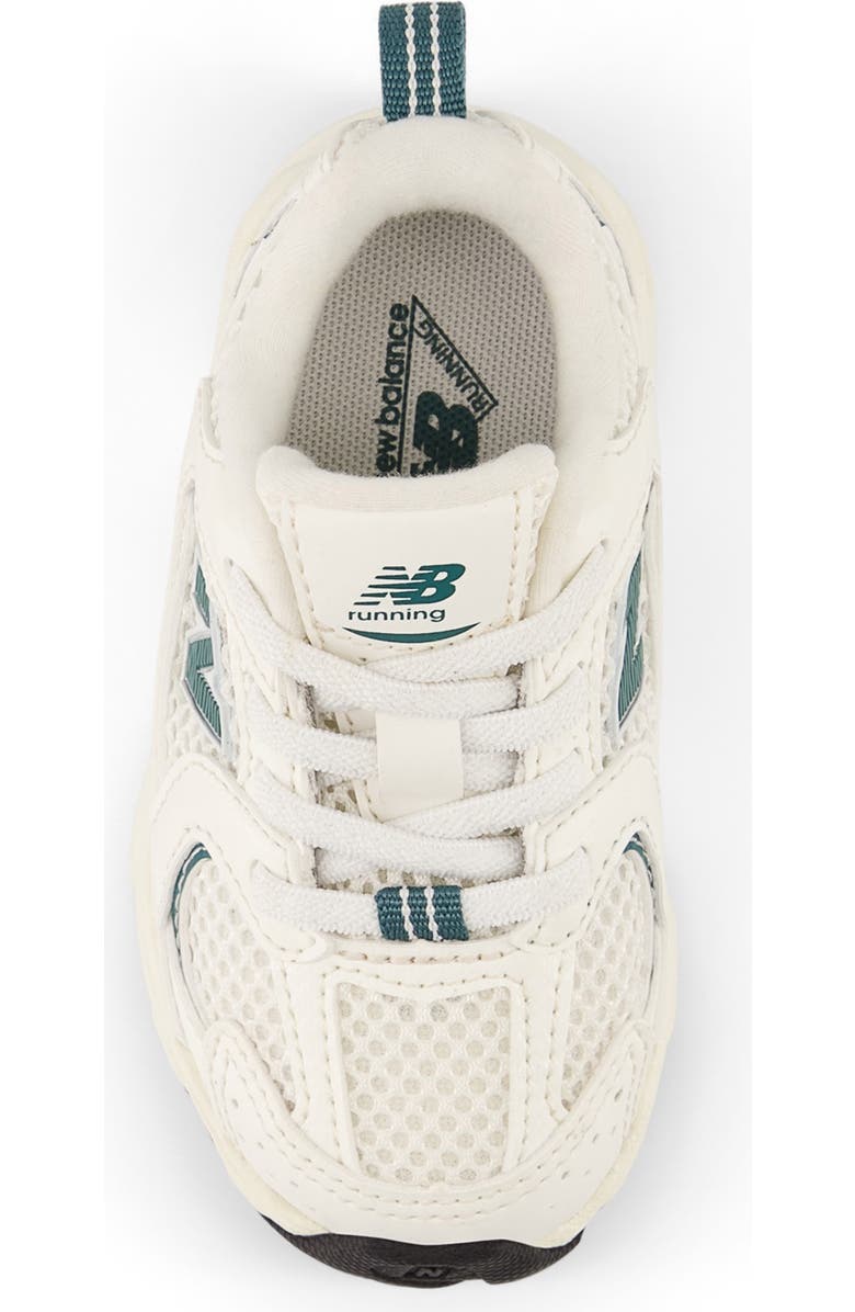 New Balance Kids' 530 Sneaker, Alternate, color, Sea Salt/ New Spruce