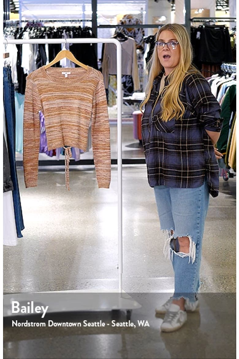 Open Back Tie Sweater video