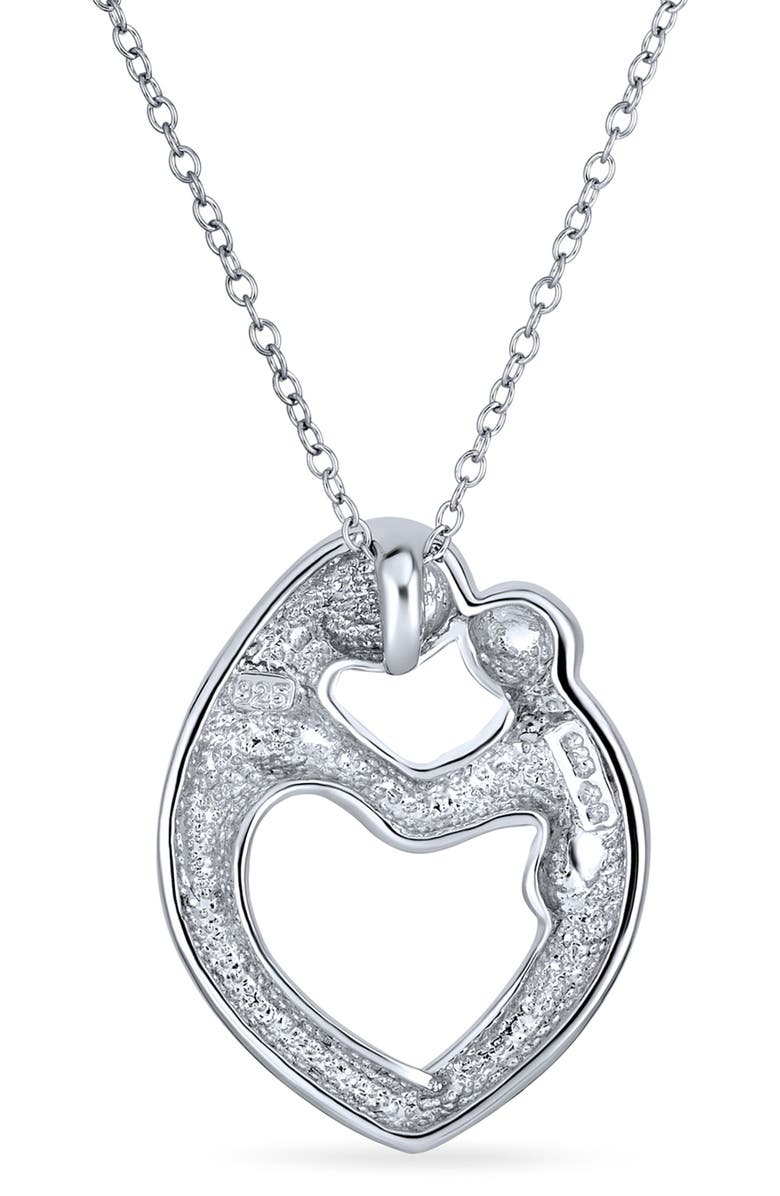BLING JEWELRY Mother Loving Child Necklace, Alternate, color, 