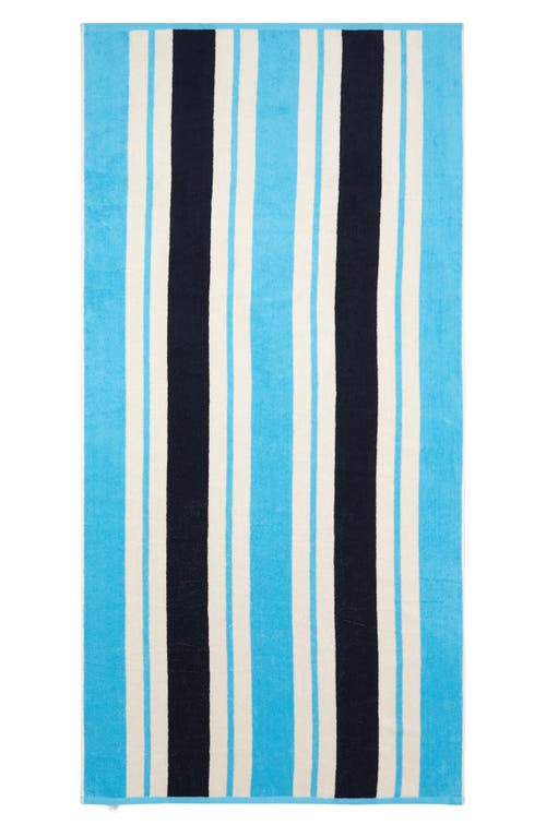 Nordstrom Rack Set Of 4 Cabana Stripe Beach Towels In Blue Pool