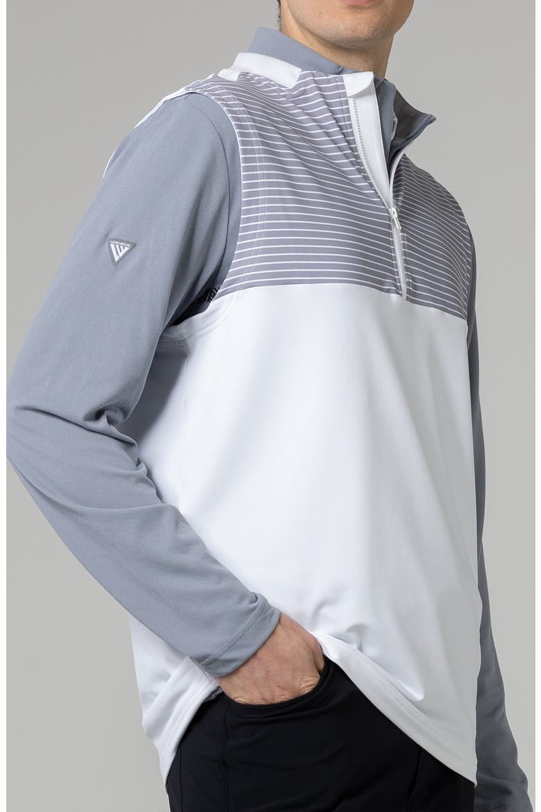 Switch Knit Vest, Alternate, color, WHITE / PEBBLE