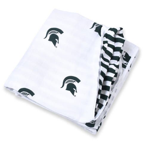 Infant Three Little Anchors Michigan State Spartans 47" x 47" Muslin 4-Layer Blanket
