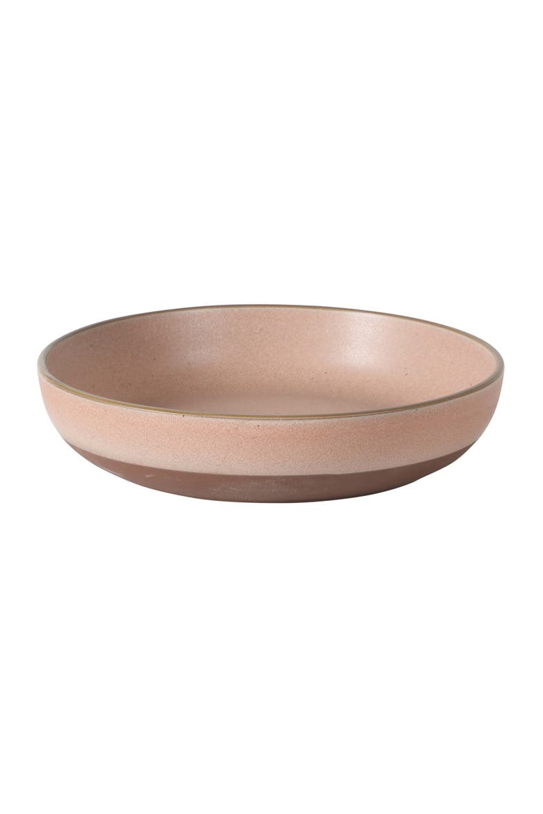 William Crest 4-Piece Reactive Glaze Stoneware Dinner Bowl Set, Alternate, color, Pink