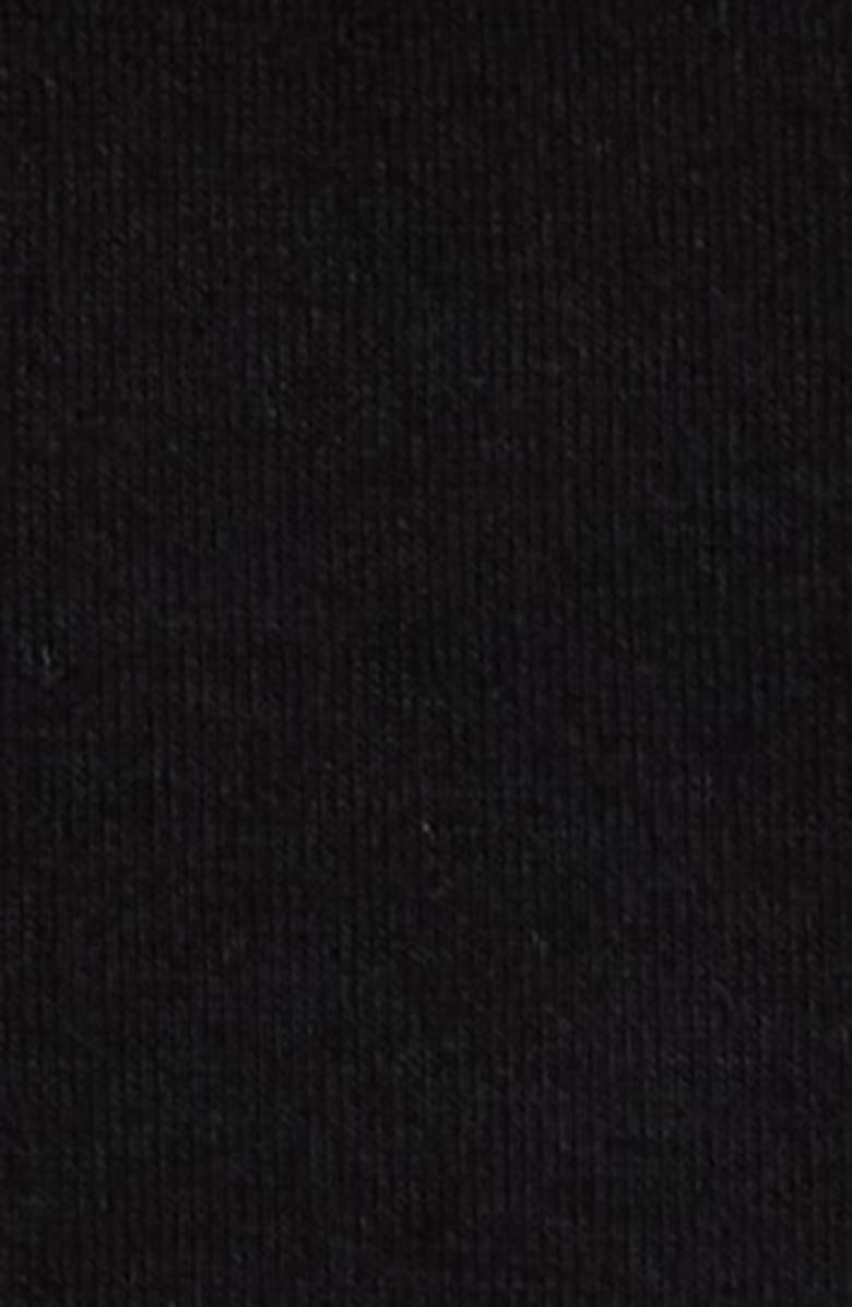 Nordstrom Ruched Cap Sleeve Dress, Alternate, color, Black