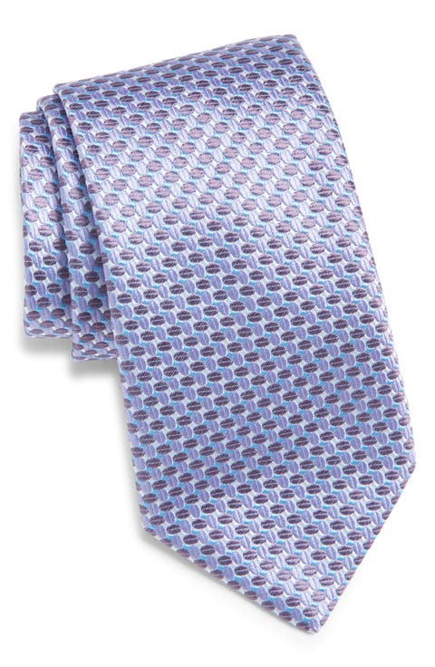 Geometric Silk Tie