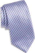 Canali Geometric Silk Tie