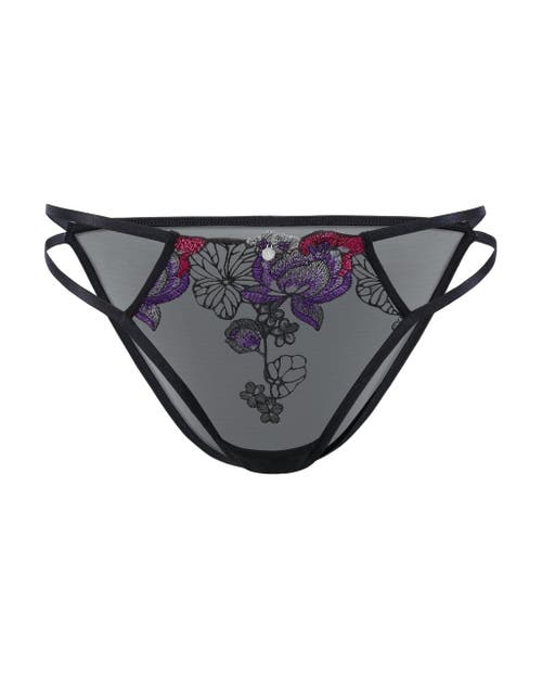 Adore Me Jayda Brazilian Panties In Dark Purple