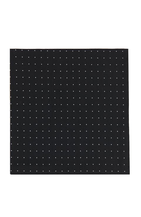 Men's Dot Cotton Pocket Square