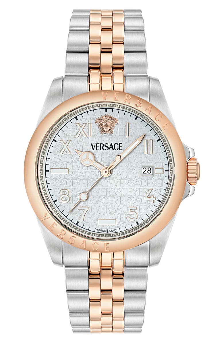 Versace Anteo Bracelet Watch, 41mm, Main, color,