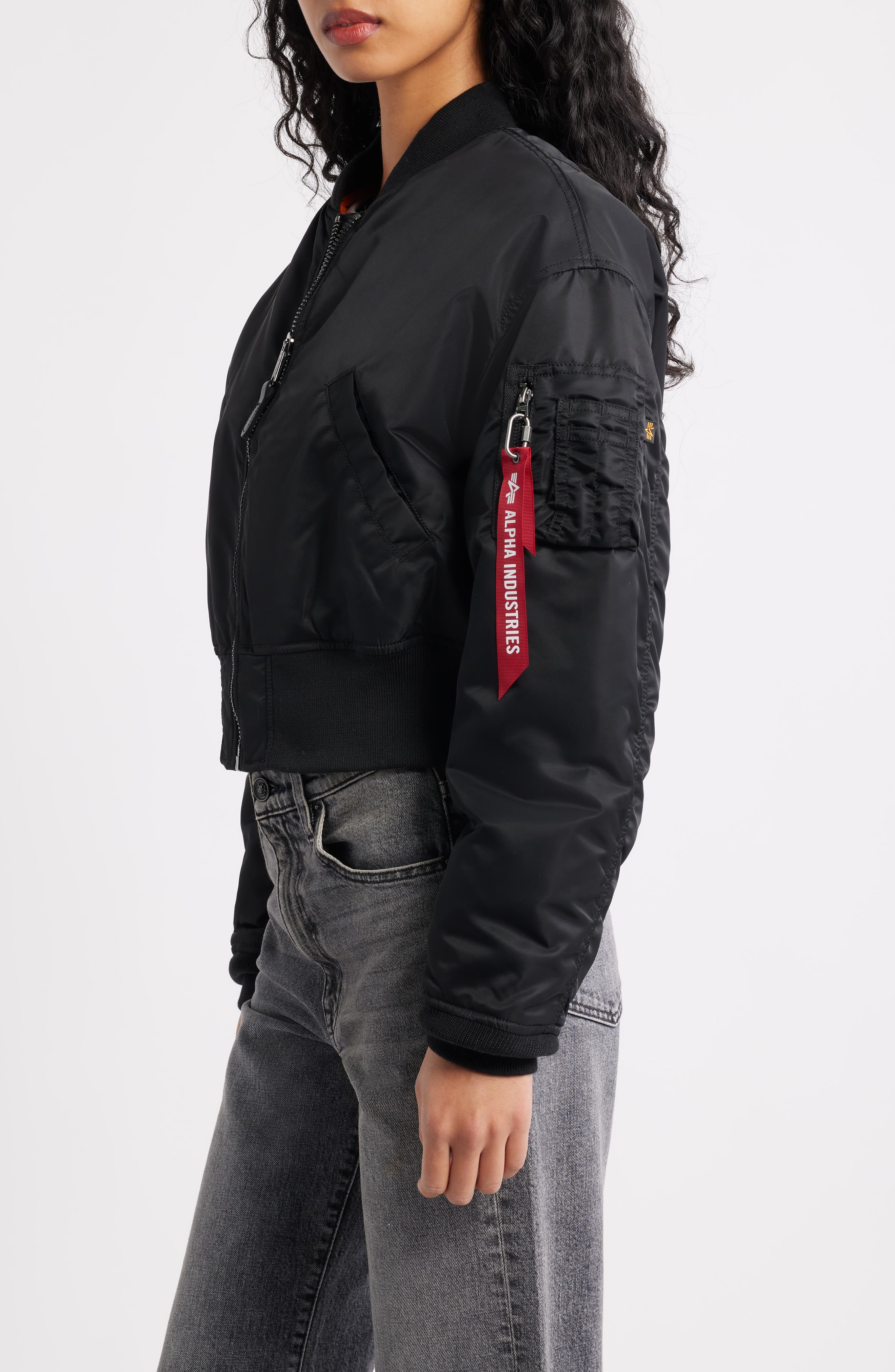 ジャケット ブルゾン WOMENS FLIGHT CROP JACKET / HUF ウィメンズ 