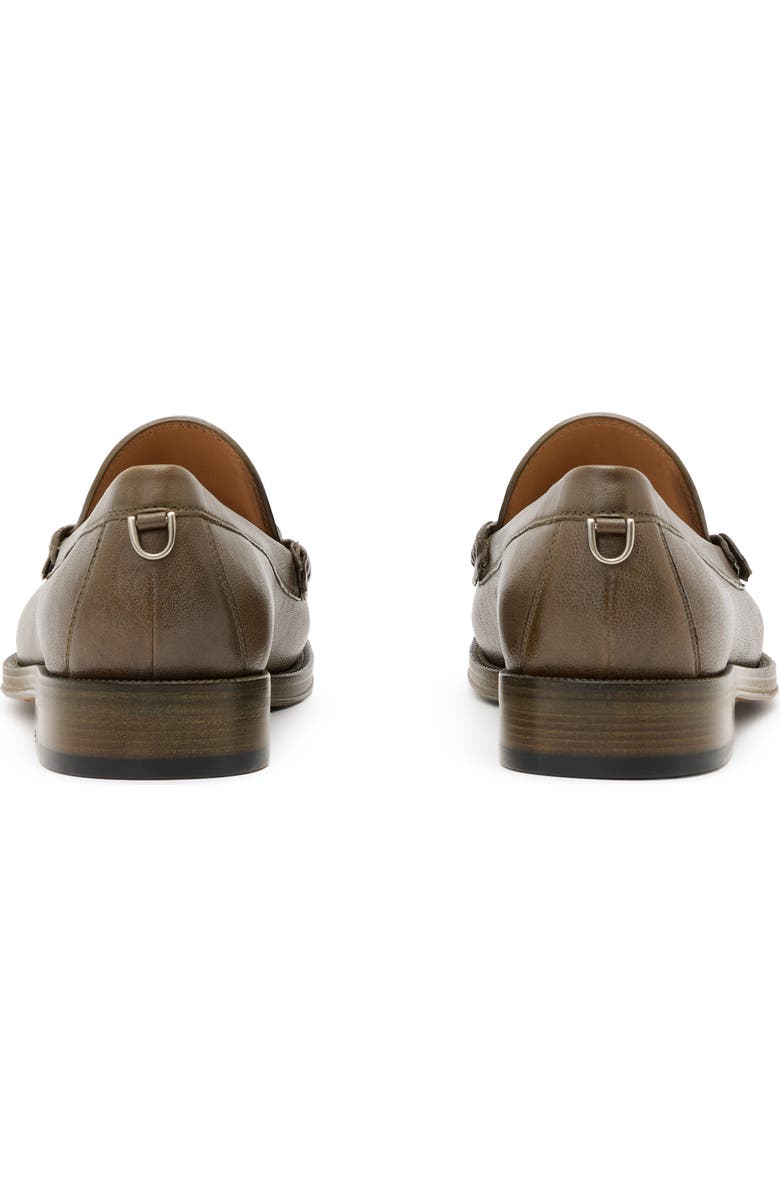 John Varvatos Hawthorne Chain Bit Loafer, Alternate, color, Wood Brown