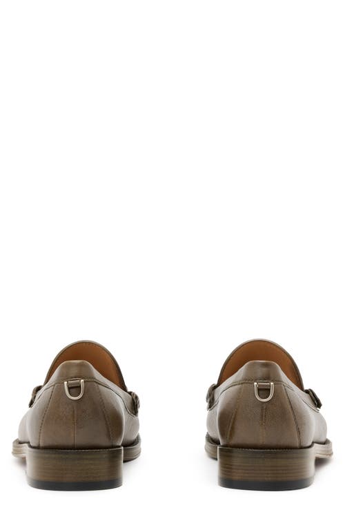 John Varvatos Hawthorne Chain Bit Loafer In Wood Brown