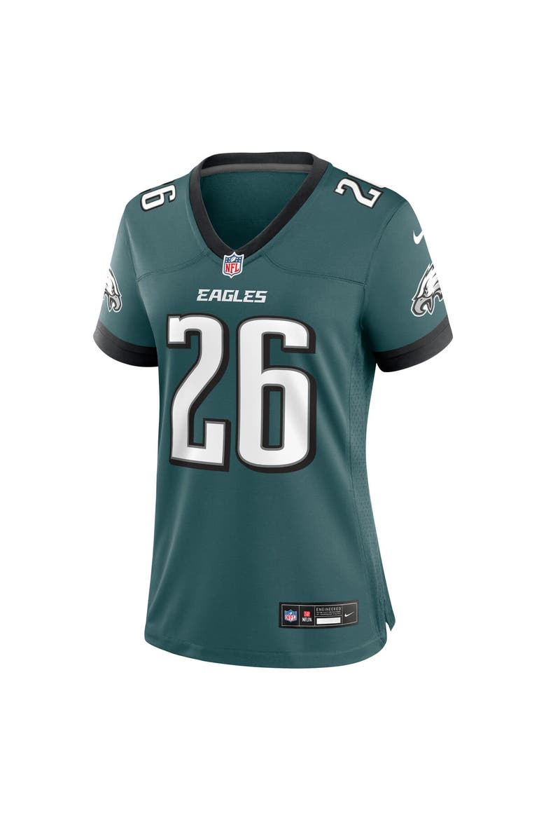 Women's Nike Saquon Barkley Midnight Green Philadelphia Eagles Game Player Jersey, Alternate, color, Green