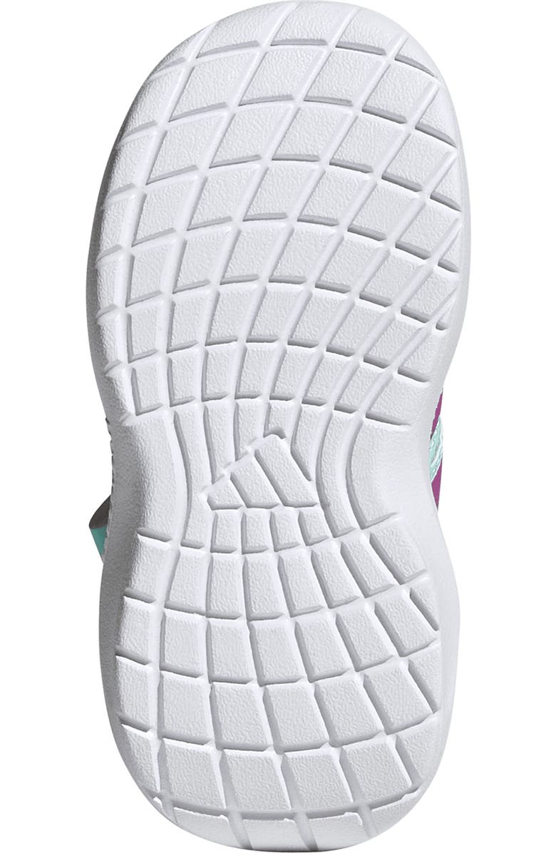 adidas Kids' Lightorama Sneaker, Alternate, color, White/ Purple Burst/ Lemon