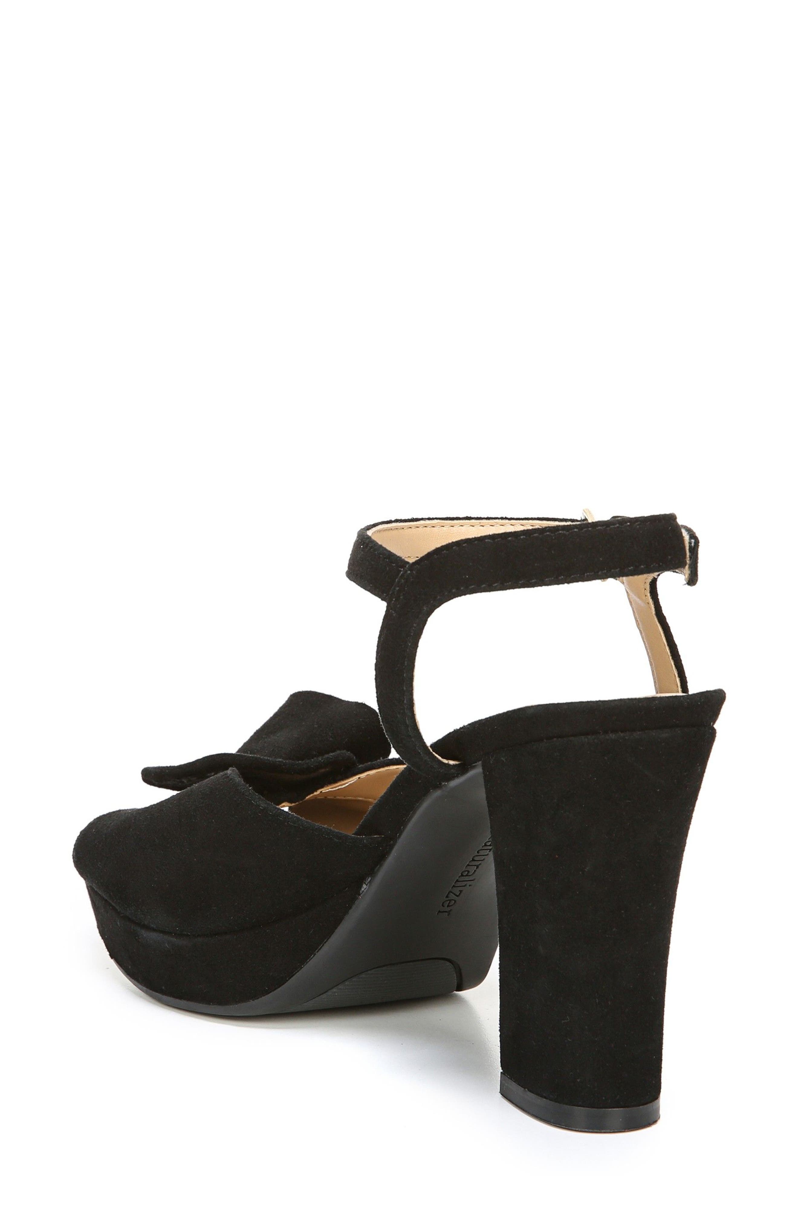 Adelle Sandal, Alternate, color, BLACK LEATHER