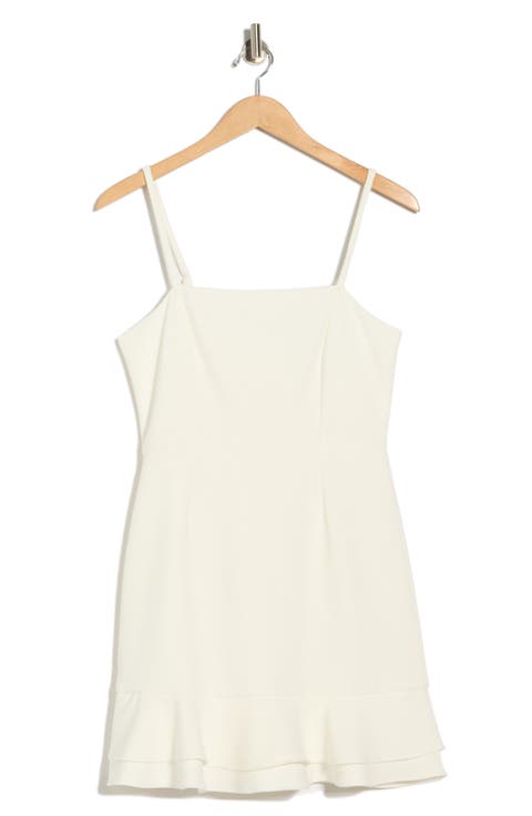 Whisper Double Frill A-Line Dress