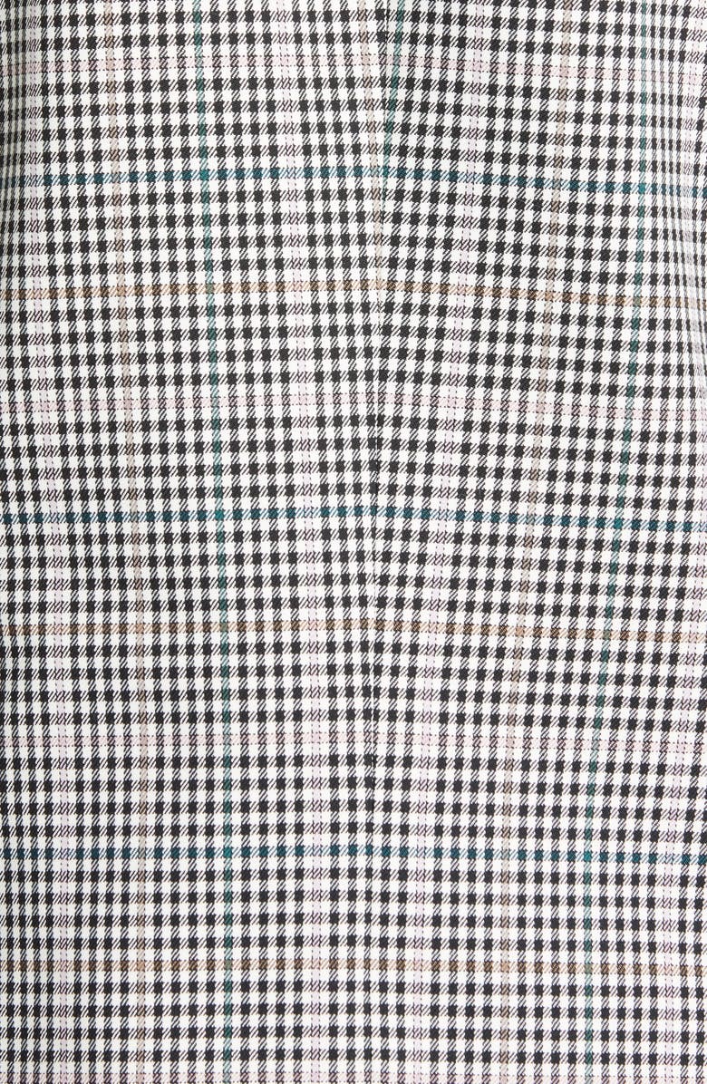 Veronica Beard Diego Check Cotton Blend Dickey Jacket, Alternate, color,