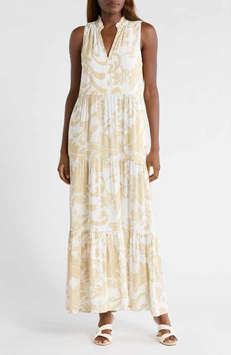 Sleeveless Tiered Maxi Dress