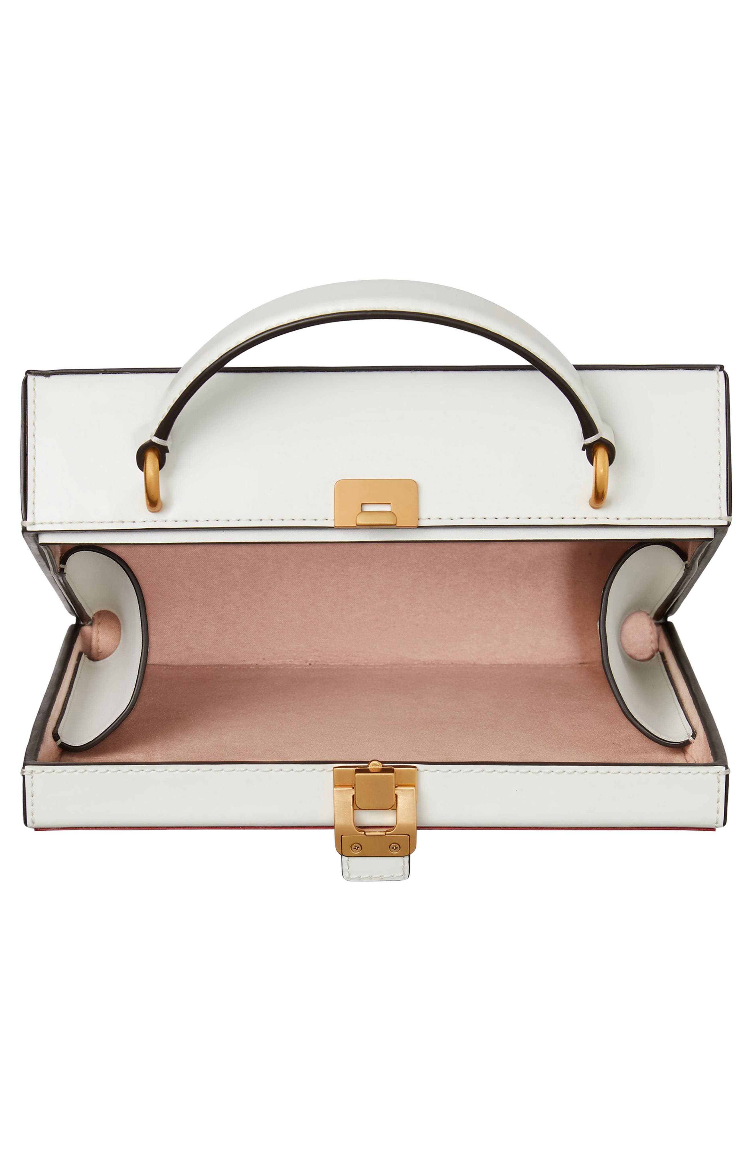 Kate Spade New York slice sequin & spazzolato leather top handle bag, Alternate, color, 